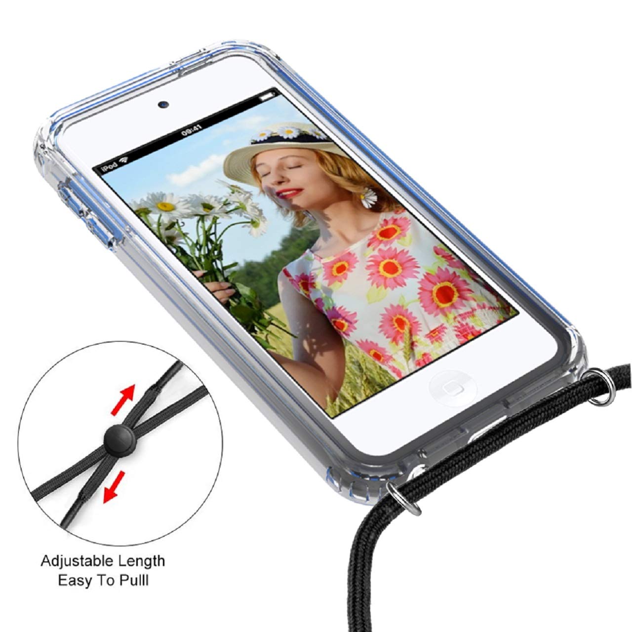 スマホアクセサリー iPod touch iPod Touch 7th | 6th | 5th Generation Case with Neck Cord Lanyard